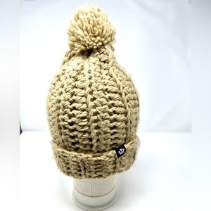 GOORIN BROS. Extra soft and warm chunky knit pouff Pom Pom beanie